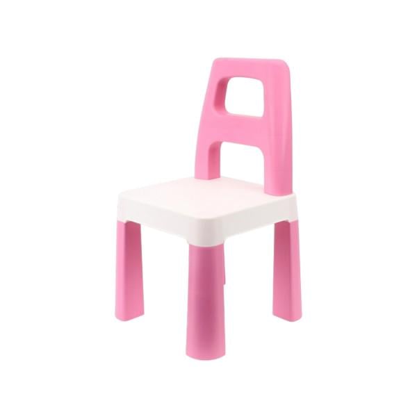 Стул со спинкой детский ТехноК 55х32х32 см Розовый (0198)