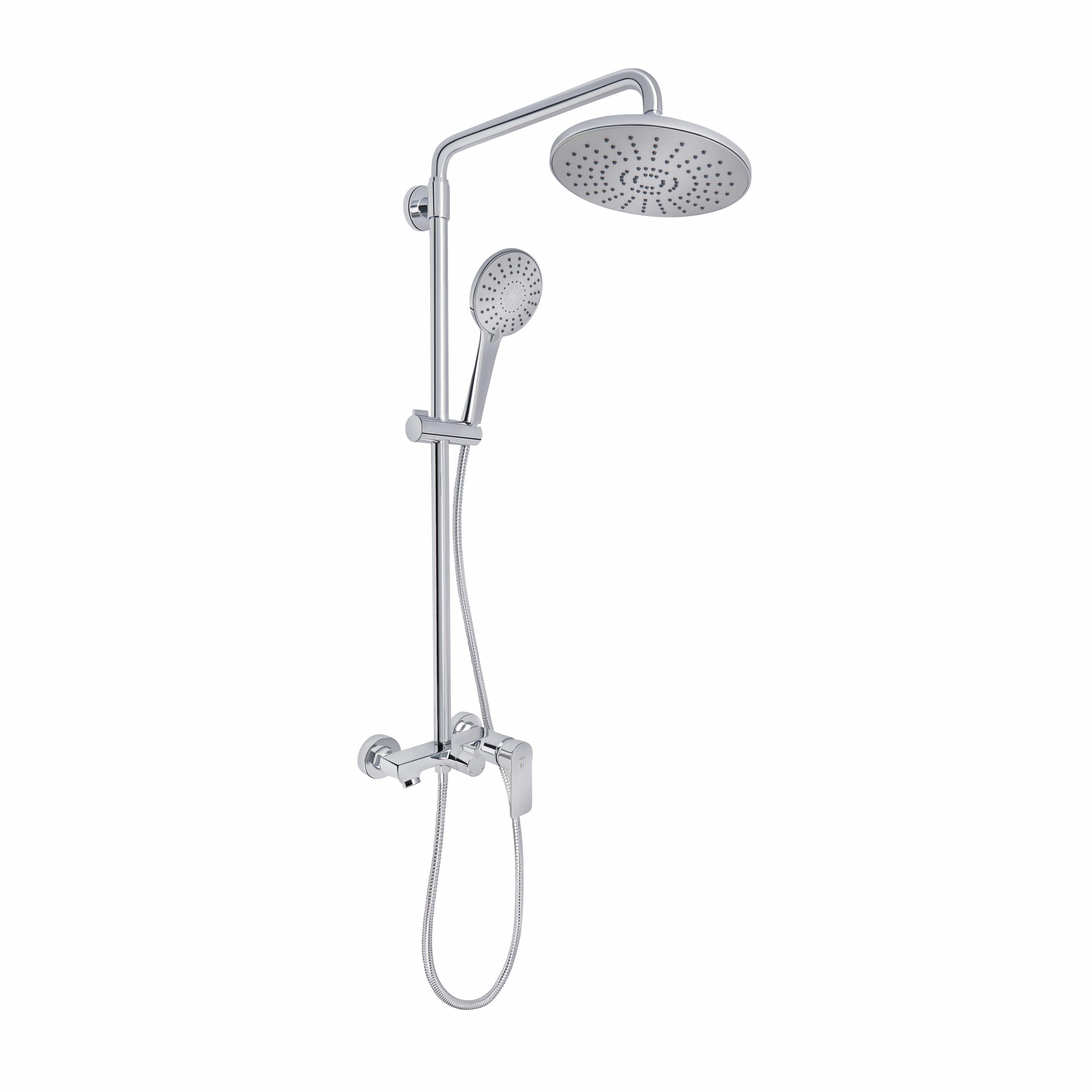 Душова система із змішувачем Q-tap Sloup QT51103OC Хром (77886)