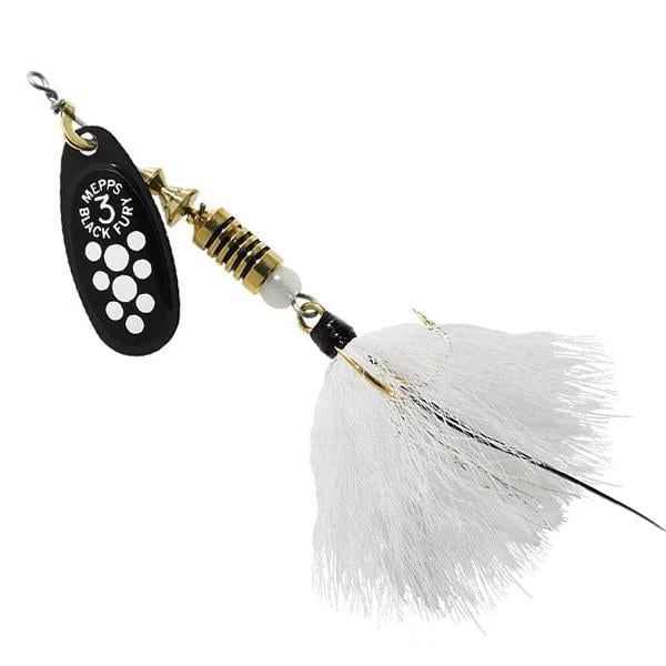 Блесна вращающаяся Mepps Black Fury BF3T 7 г White Dot (256906) Блесна вращающаяся Mepps Black Fury BF3T 7 г White Dot (256906)