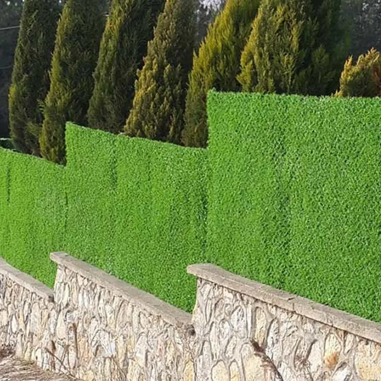 Огорожа штучна 2x11 м Зелений (1932651908) - фото 5