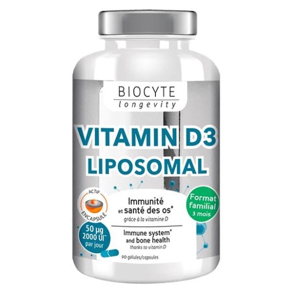Витамин D Biocyte Vitamin D3 Liposomal 90 капс. (22585968)
