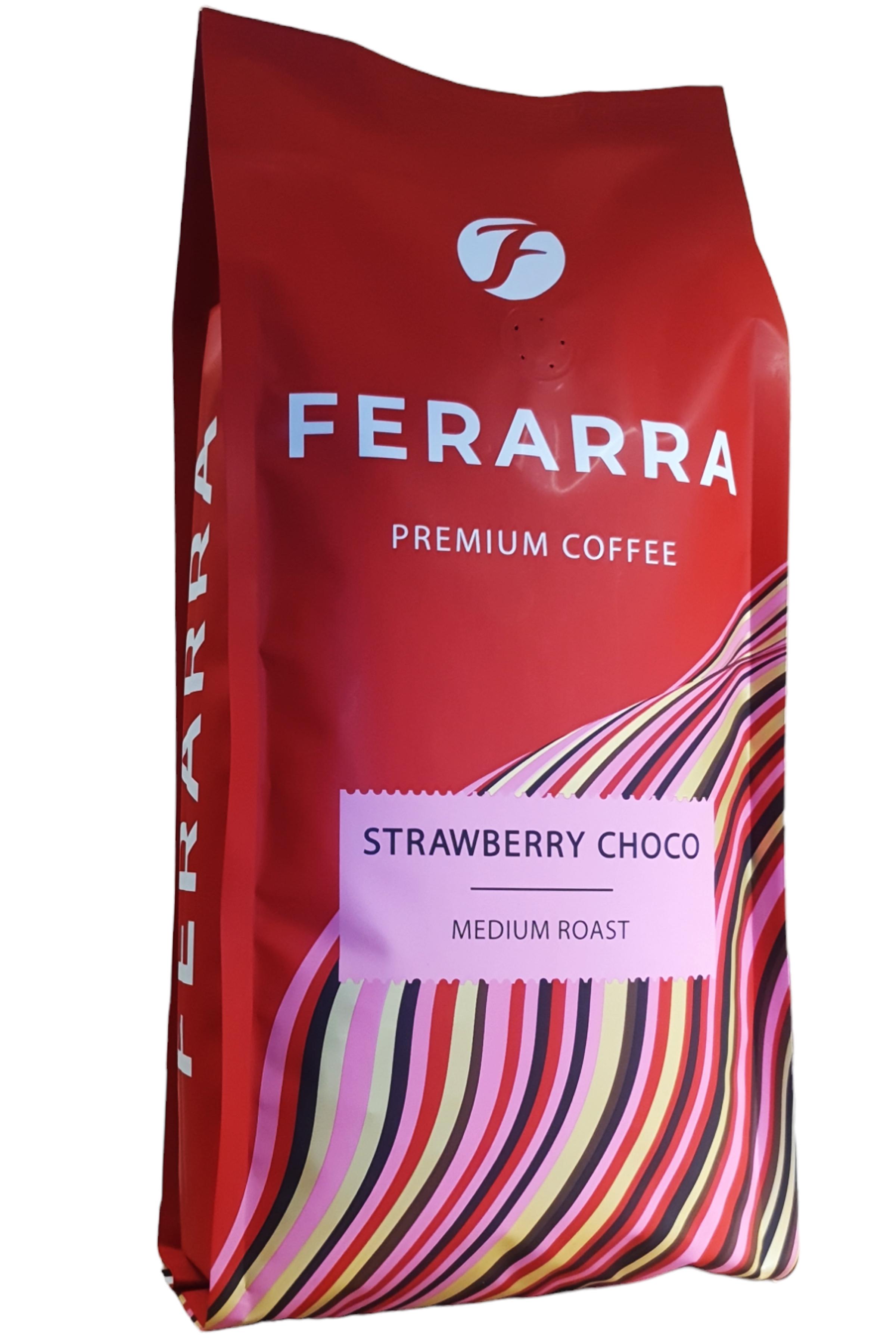 Кофе Ferarra Strawberry Choco Клубничный Шоколад зерно 1 кг (58997)