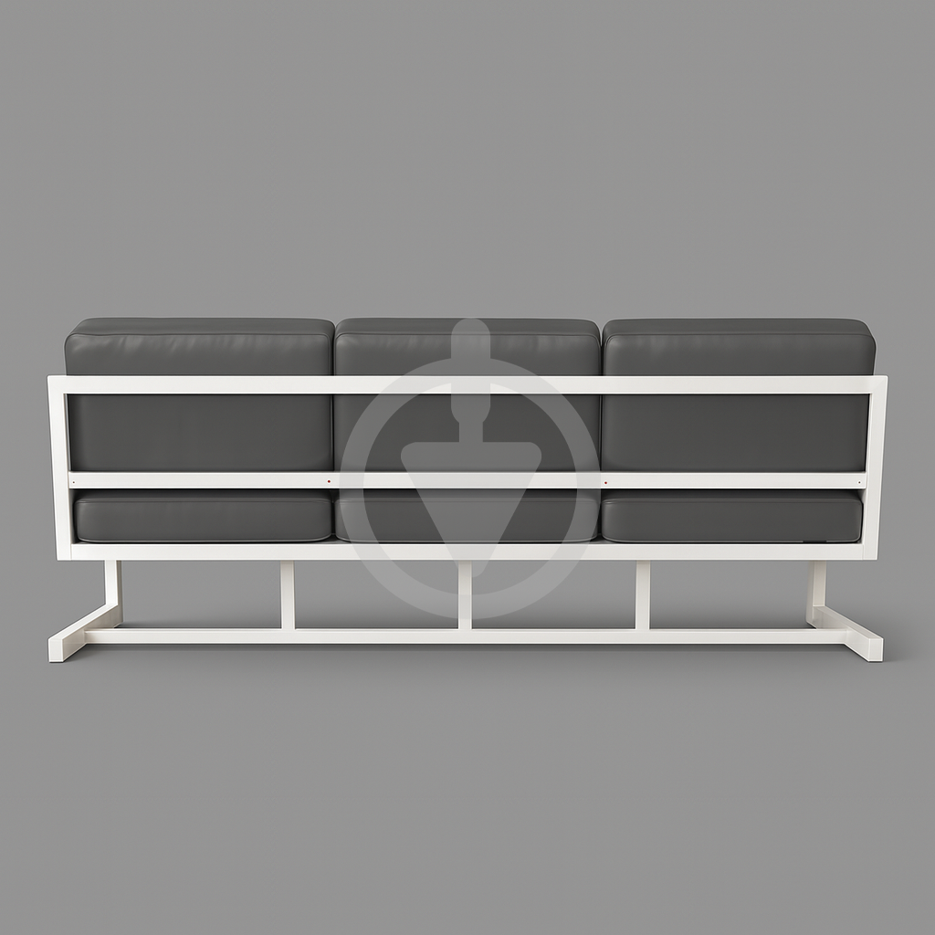 Диван металевий AVVS tech Атлас вуличний лофт екошкіра 246 см Сірий/Білий (30222863) - фото 3 Диван металевий AVVS tech Атлас вуличний лофт екошкіра 246 см Сірий/Білий (30222863) - фото 3