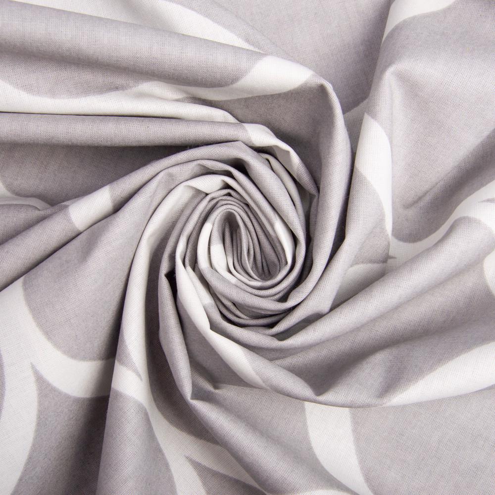 Тканина бязь ранфорс для постільної білизни 20311 v-08 Хвилі 130 г/м2 240 см Фрез (2354482981)