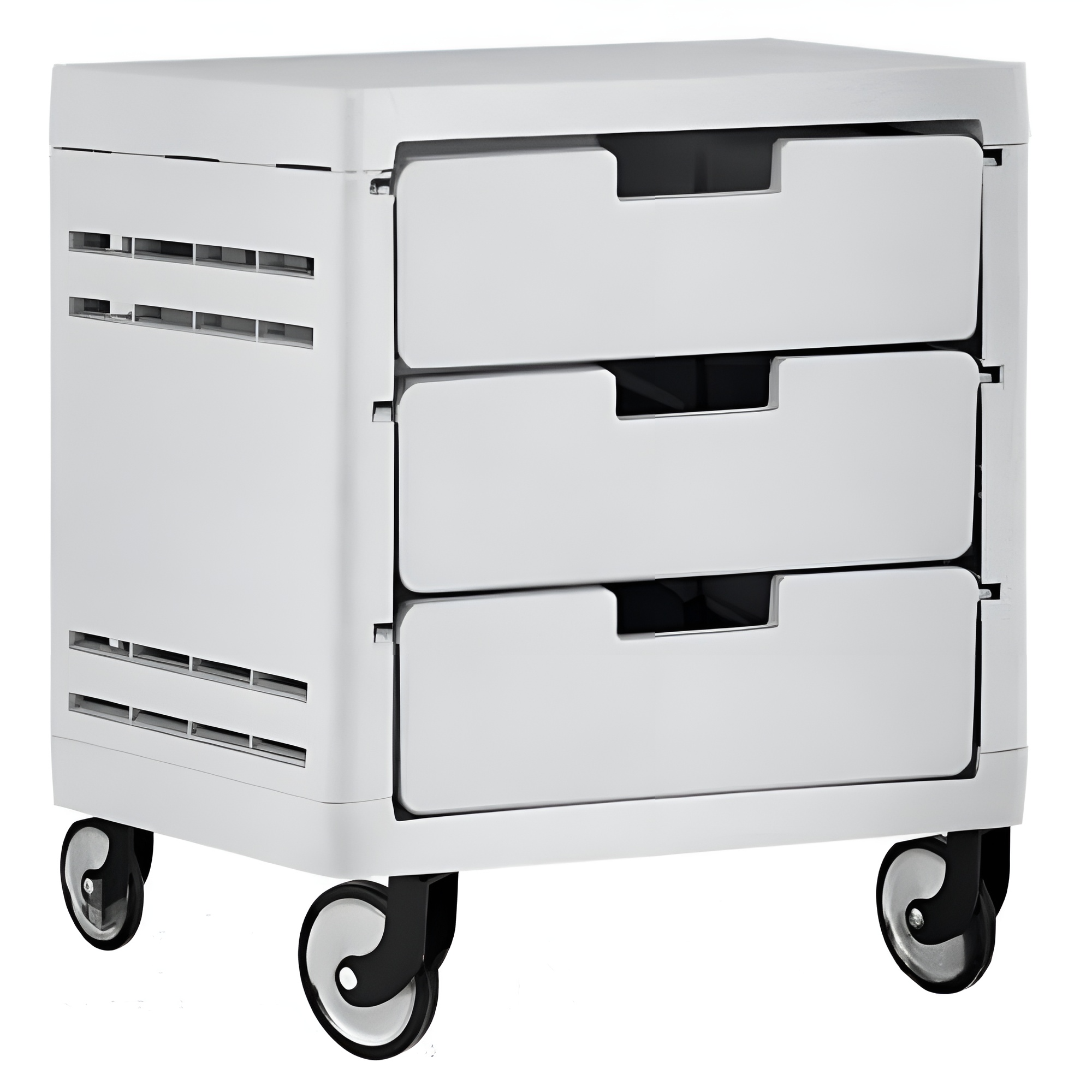 Комод на коліщатках Aleana 3 шухляди Білий