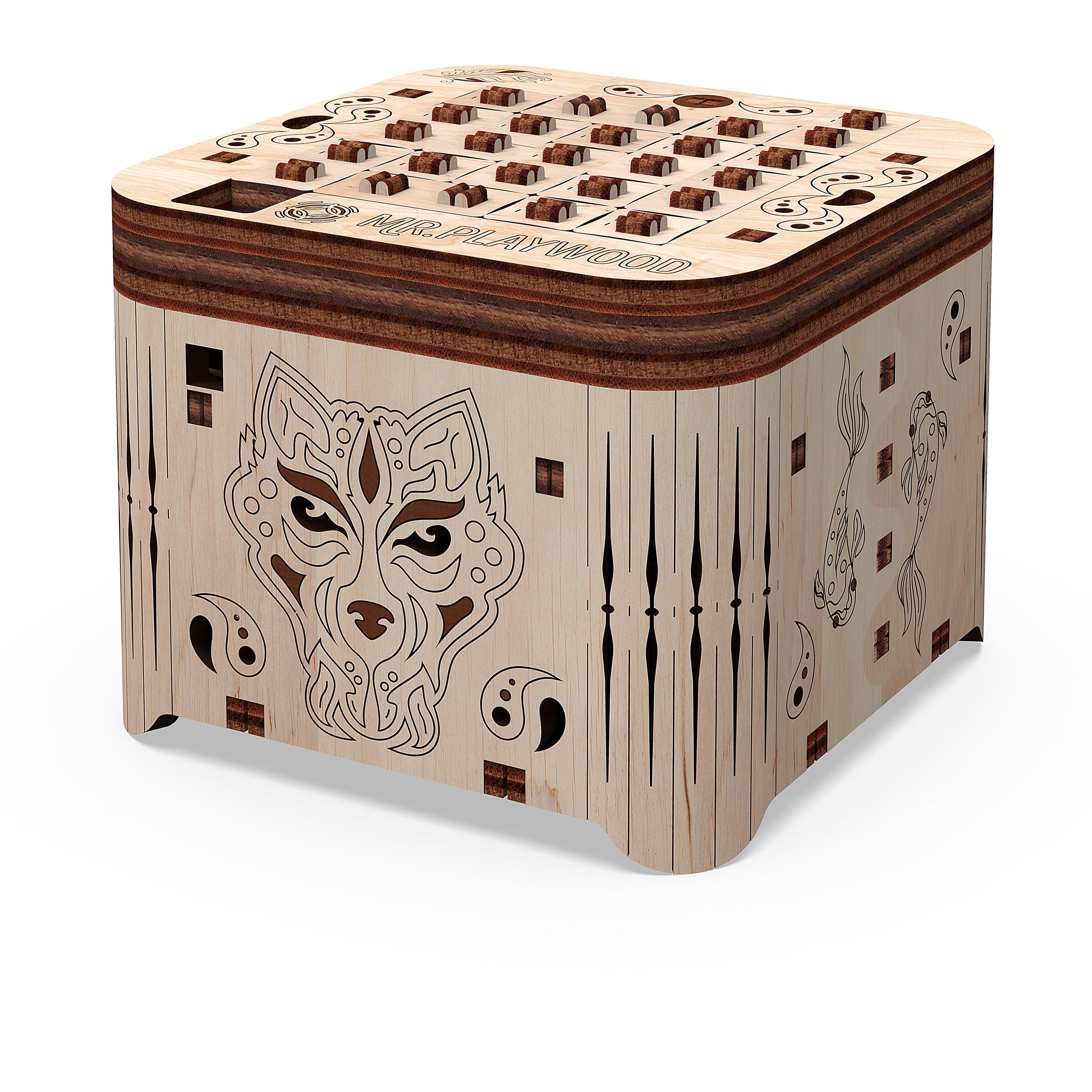 Конструктор деревянный Mr.Playwood Шкатулка Тайна Тигра (10606)