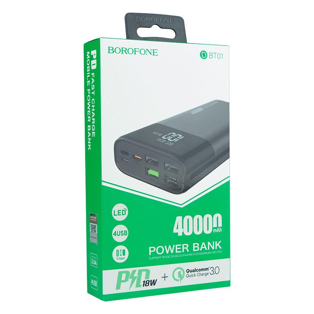 Повербанк Borofone DBT01 PD 18W+QC3.0 40000 mAh - фото 3