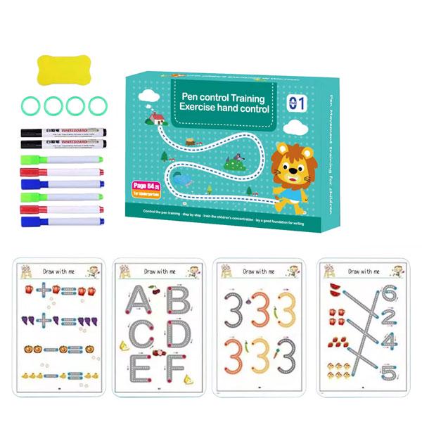 Набор раскрасок для развития моторики 30 листов 60 заданий (74821382)