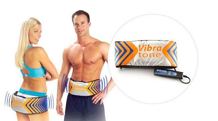 Массажный пояс для похудения Vibrа Tone на липучке 130 см - фото 4