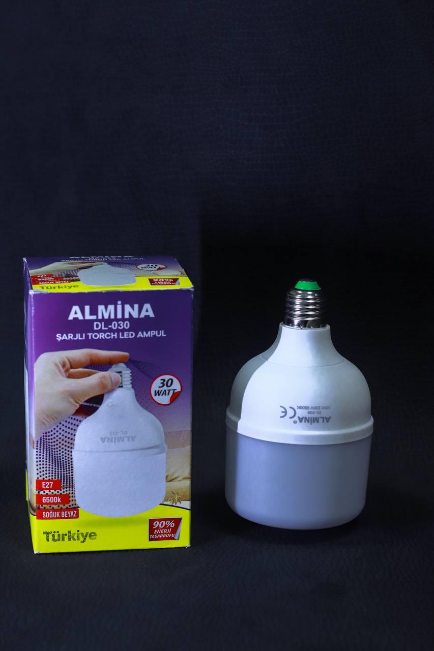 Лампочка аккумуляторная Almina 30W 3-4 часа автономной работы (8223) - фото 6 Лампочка аккумуляторная Almina 30W 3-4 часа автономной работы (8223) - фото 6