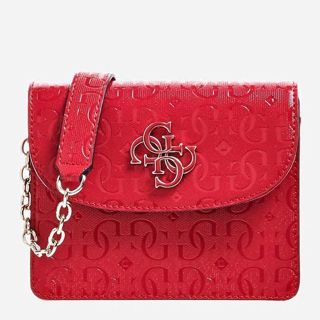 Сумка кросс-боди женская Guess HWSG7746780-BER Красный (800070136266)