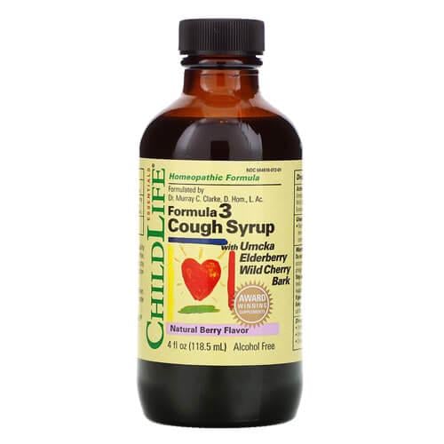 Детский комплекс для иммунитета ChildLife Formula 3 Cough Syrup 118,5 мл (CDL-10950)