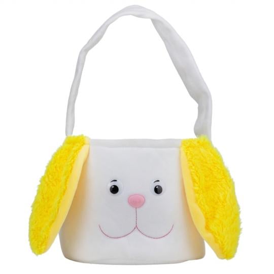 Корзина плюшевая Elisey Кролик 30 см Желтый (9109-031)