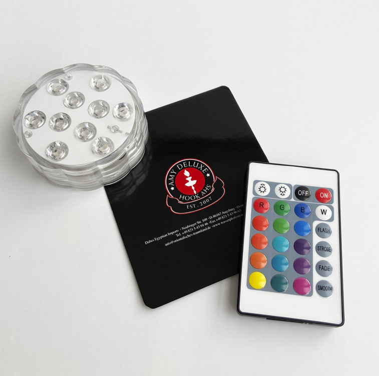 Подсветка для кальяна Amy Deluxe на пульте управления (968) - фото 2 Подсветка для кальяна Amy Deluxe на пульте управления (968) - фото 2