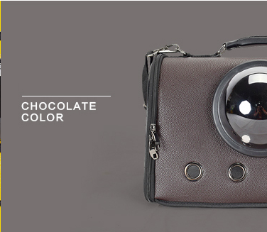 Сумка-переноска для собак и кошек кожаная 44x26x31 см Коричневый (ST0112) - фото 3 Сумка-переноска для собак и кошек кожаная 44x26x31 см Коричневый (ST0112) - фото 3