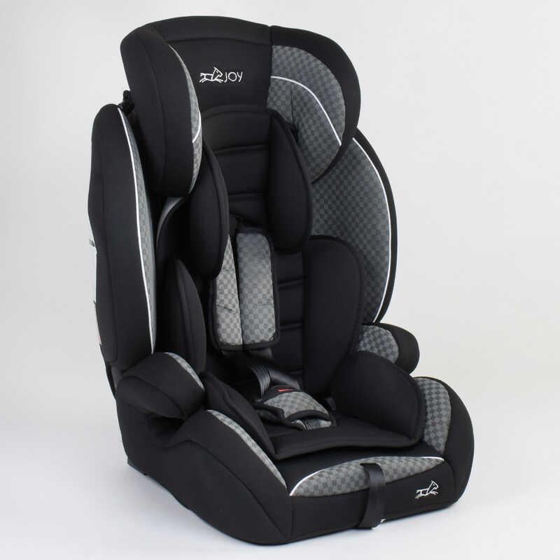 Автокрісло дитяче Joy Isofix універсальне 1/2/3 9-36 кг Black/Grey (86411) - фото 1