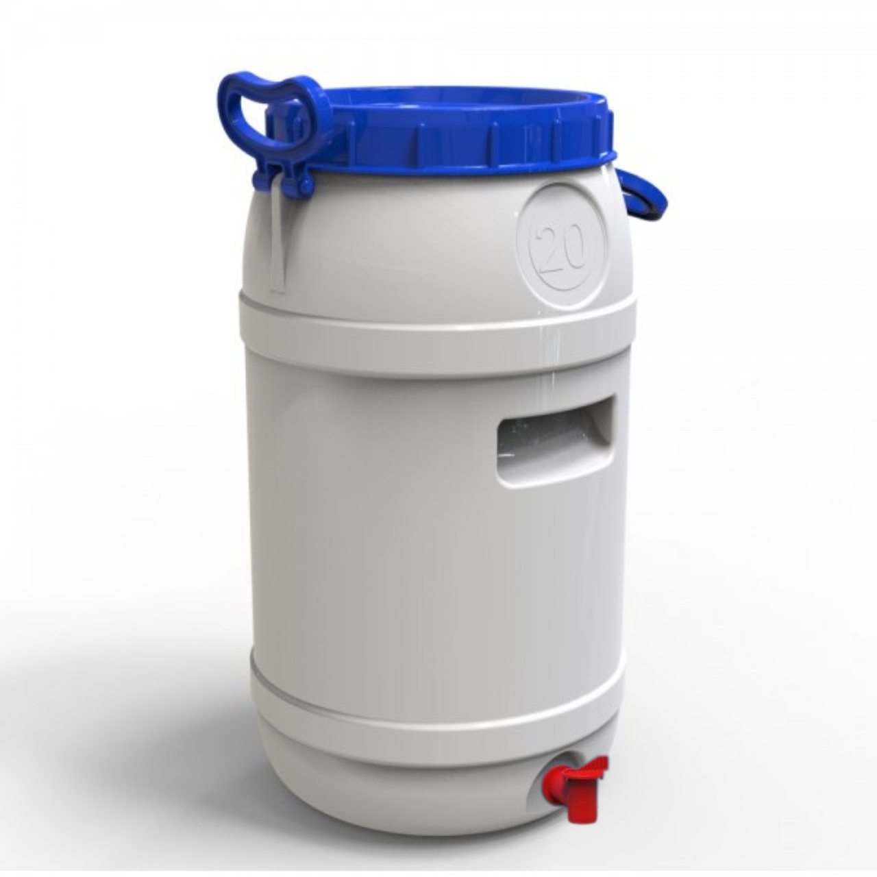 Бидон Европласт ручки пищевой с пластиковым краном 20 л (249722) - фото 1 Бидон Европласт ручки пищевой с пластиковым краном 20 л (249722) - фото 1