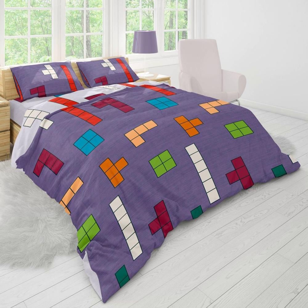 Комплект постельного белья подростковый Pretty Тетрис ранфорс 9481 (DR012961)