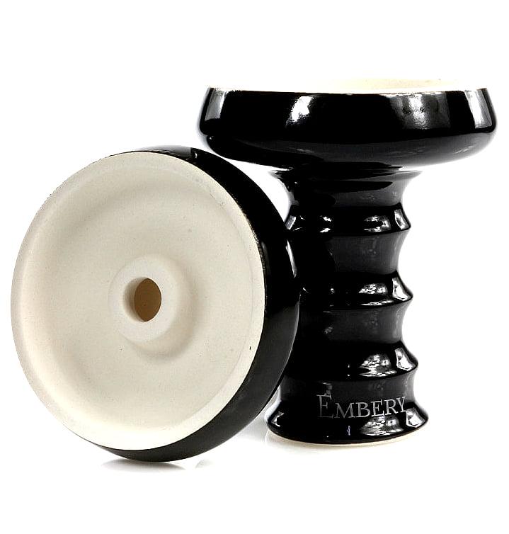 Чаша для кальяна JS-Funnel Bowl partially glazed Black (3743)