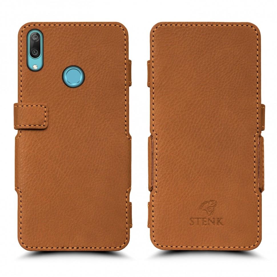 Чехол книжка Stenk Prime для Huawei Y7 (2019) Camel (62620)