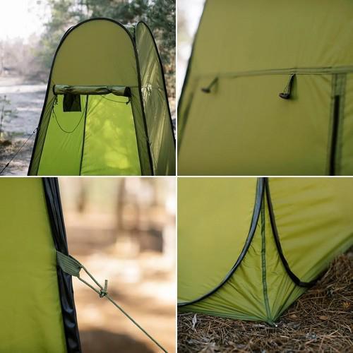 Туристичний намет душ-туалет Tribe Shower Lite T-AC-0002 1-о місний напівавтомат Оливковий - фото 5 Туристичний намет душ-туалет Tribe Shower Lite T-AC-0002 1-о місний напівавтомат Оливковий - фото 5