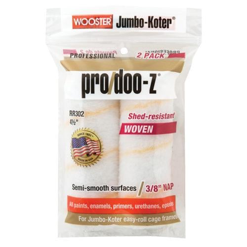 Комплект мини валиков Wooster Jumbo-Koter Pro/Doo-Z 4" 3/8 2 шт. в уп.