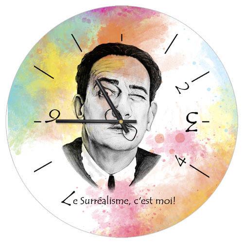 Часы настенные круглые Presentville Сальвадор Дали 36 см (CHR P 15M012)