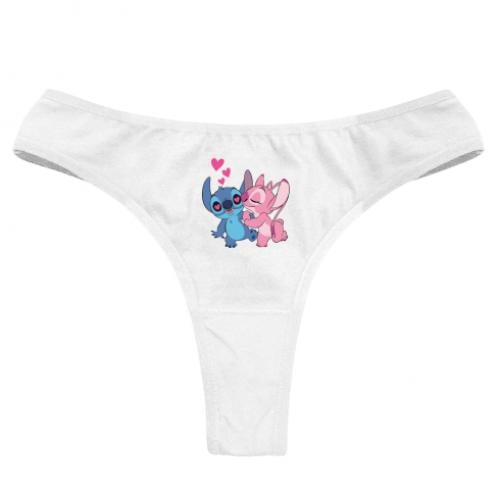 Трусики женские Стич и Энджел S Белый (18483188-1-205685-S) Трусики женские Стич и Энджел S Белый (18483188-1-205685-S)
