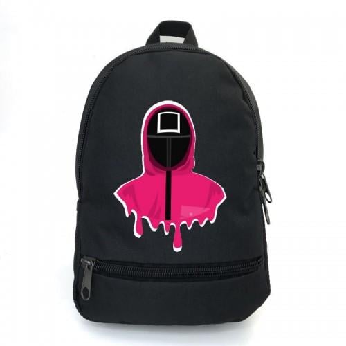Школьный рюкзак School Bag BIG с принтом Squid Game-08 43х30х17 см 22 л Черный (2503131914)