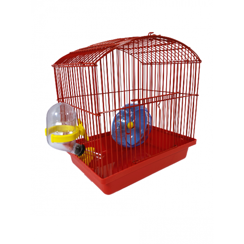 Клетка для грызунов Zoomax 053 23x17x23 см Красный (23739-red)