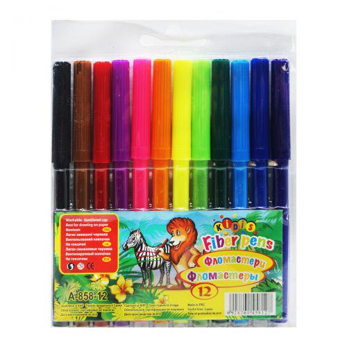 Фломастери Мультяшки 12 кольорів (MTT-107506) - фото 1
