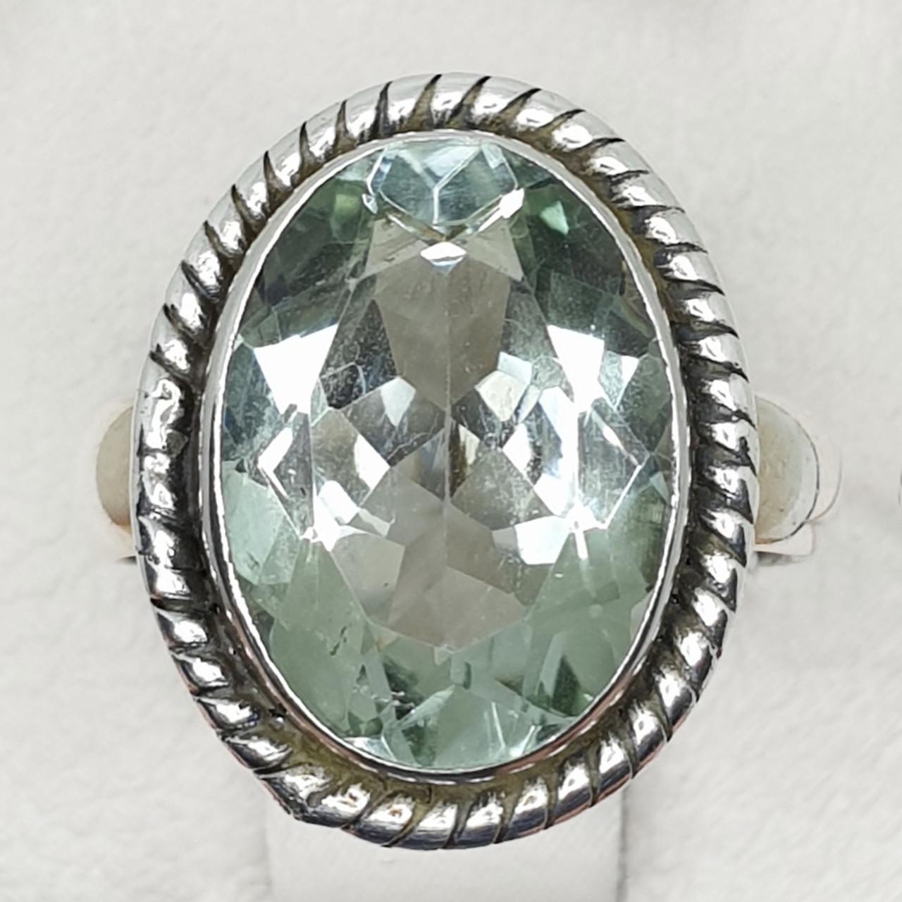 Кольцо серебряное с аметистом р. 16,5 5,8 г (1428221620)