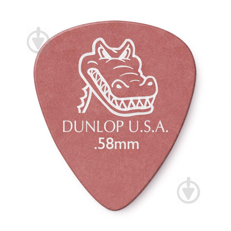 Медіатори Dunlop 417P.58 Gator Grip Player Pack 0.58 mm (12 шт.) - фото 2