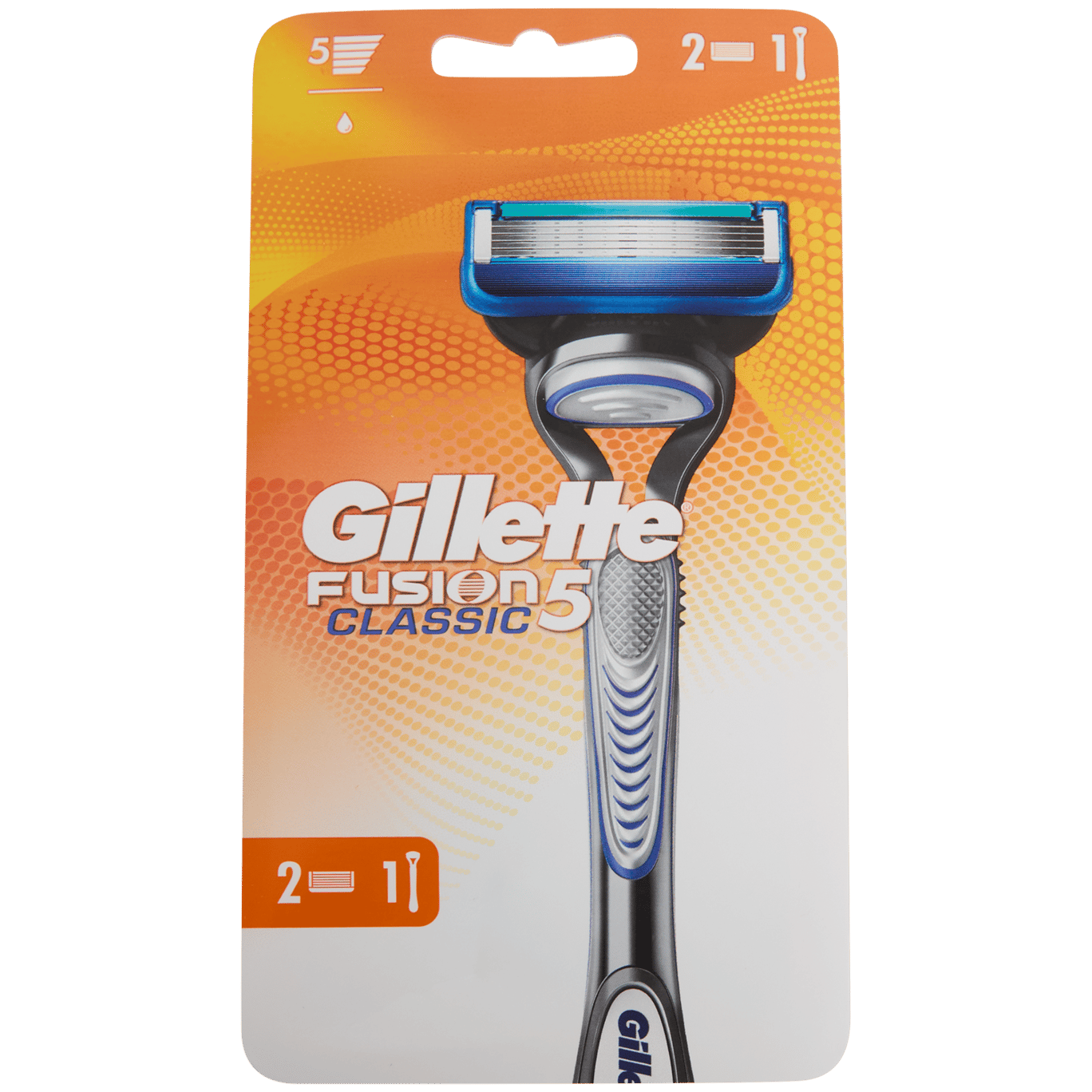 Станок для бритья мужской Gillette Fusion5 CLASSIC и 2 сменных картриджа