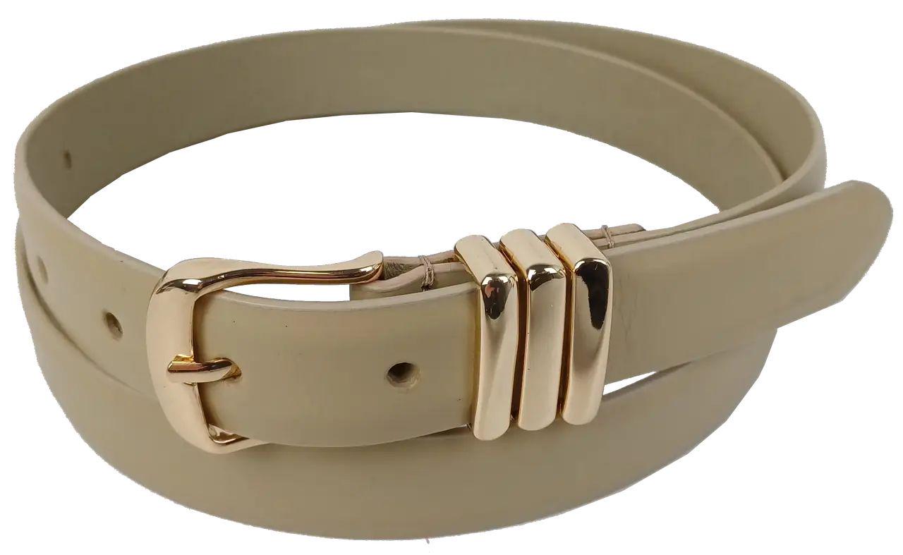 Ремінь жіночий UP2 Fashion Women шкіряний 110х2,3 см Бежевий (4061459809619) - фото 2 Ремінь жіночий UP2 Fashion Women шкіряний 110х2,3 см Бежевий (4061459809619) - фото 2