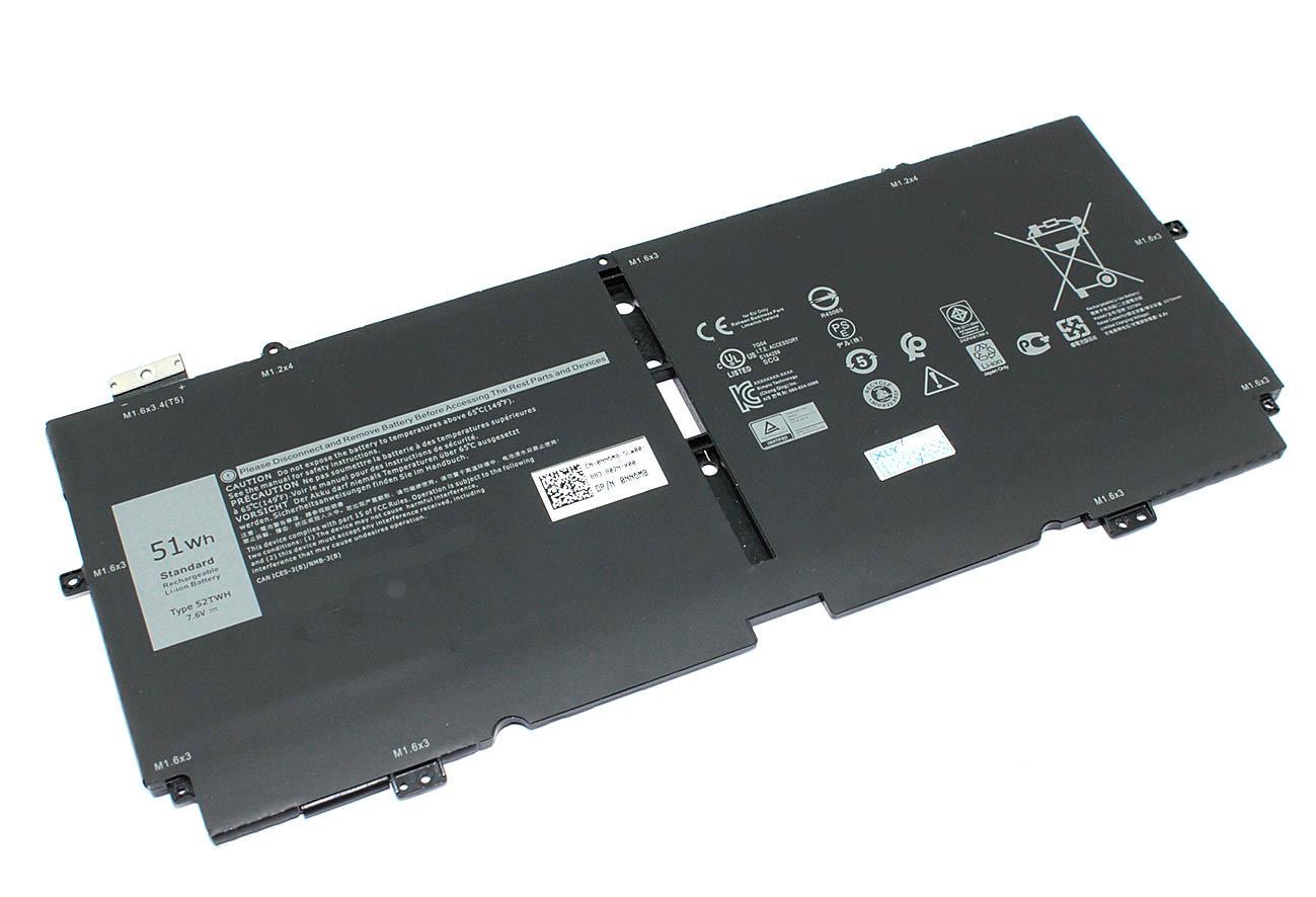 Аккумулятор для ноутбука Dell NN6M8 XPS 13 7390 7,6 V 6500 mAh