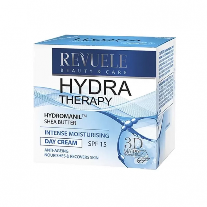 Крем для обличчя денний Revuele Hydra Therapy Intense Moisturising Day Cream SPF 15 50 мл (5060565100305)