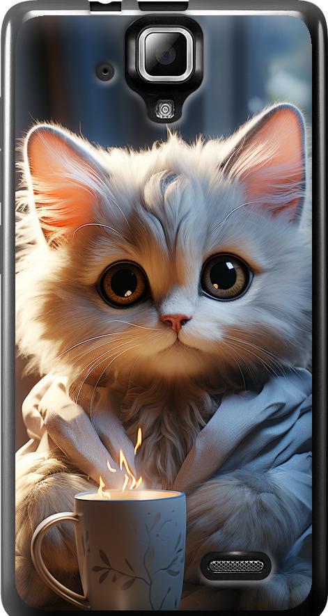Чехол на Lenovo A536 White cat (5646u-149-42517)
