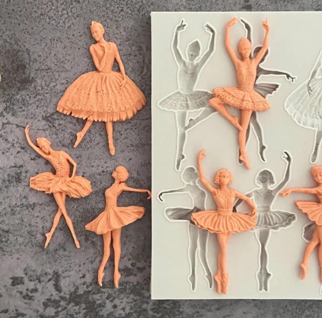 Молд силиконовый Балерина 145x180 мм Серый (310799) - фото 5