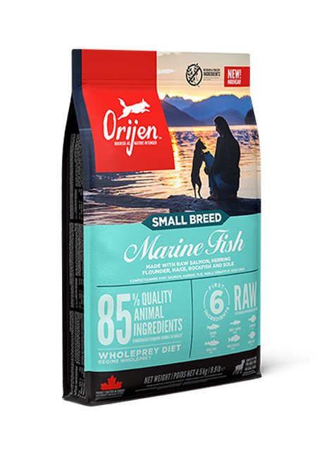 Корм сухой для собак Orijen Small Breed Marine Fish мелких пород с лососем и сельдью 4,5 кг (24148629)