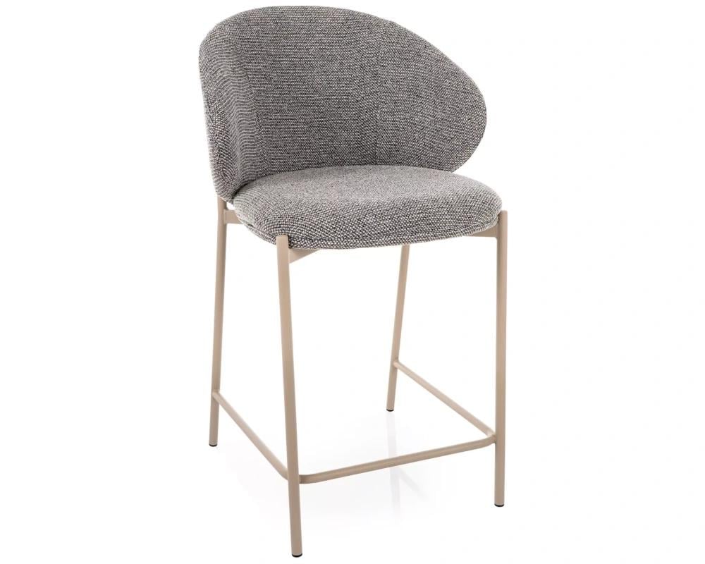 Напівбарний стілець кухонний Signal Kioto H-2 Сірий/Кашемір
