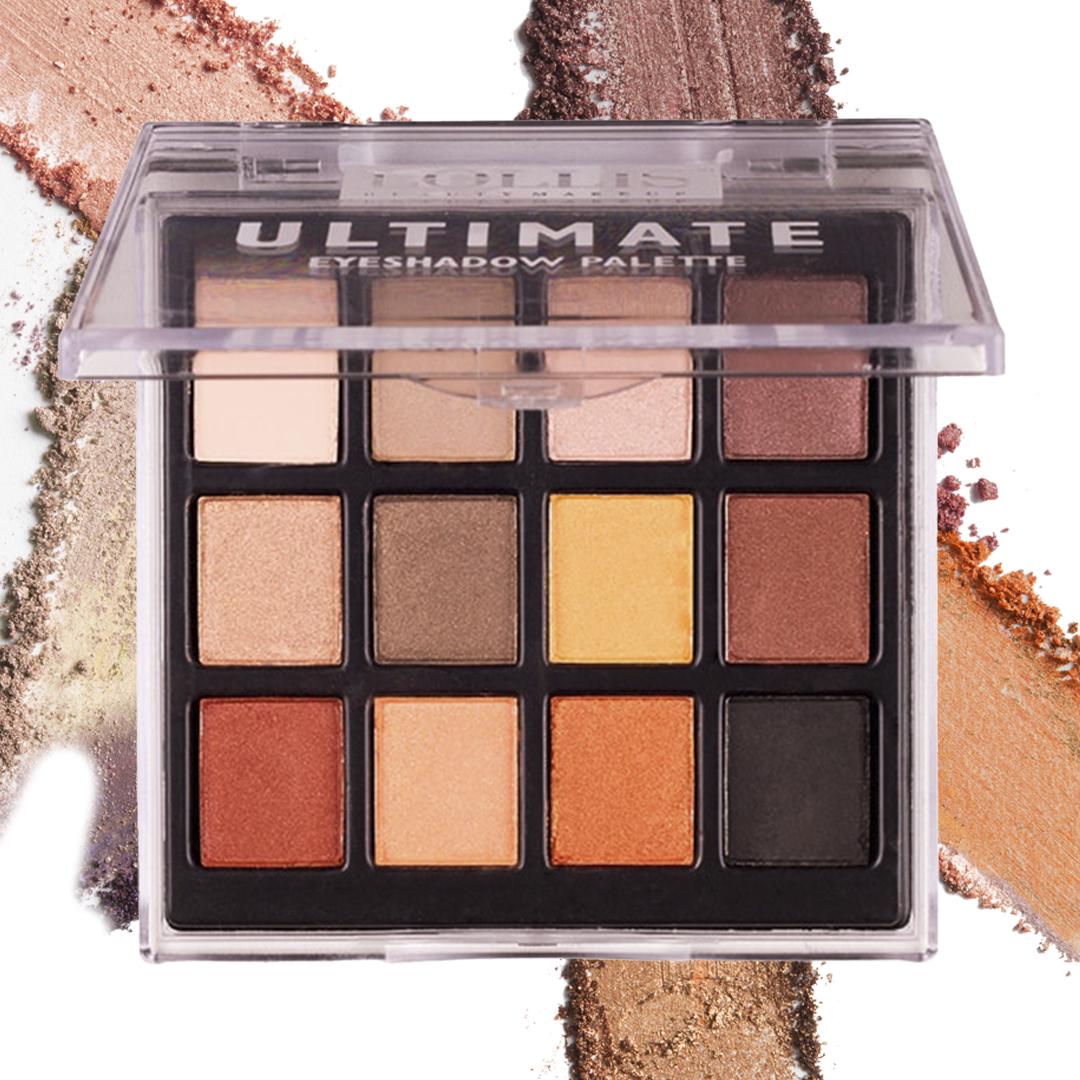 Палетка теней для век Lollis Ultimate Eyeshadow Palette 12 оттенков 13 г (LP-452) - фото 3 Палетка теней для век Lollis Ultimate Eyeshadow Palette 12 оттенков 13 г (LP-452) - фото 3