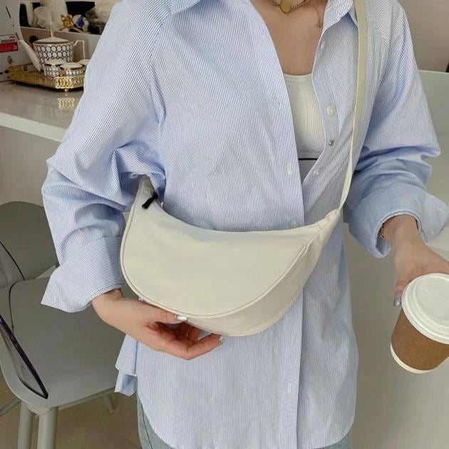 Сумка-месенджер жіноча з плечовим ремінцем Бежевий - фото 6 Сумка-месенджер жіноча з плечовим ремінцем Бежевий - фото 6