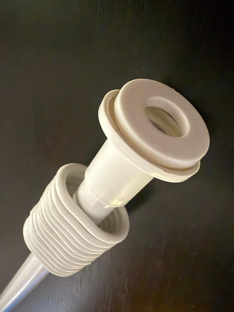 Карниз раздвижной с кольцами в комплекте металлический для ванной комнаты 130-260 см (26610999) - фото 9