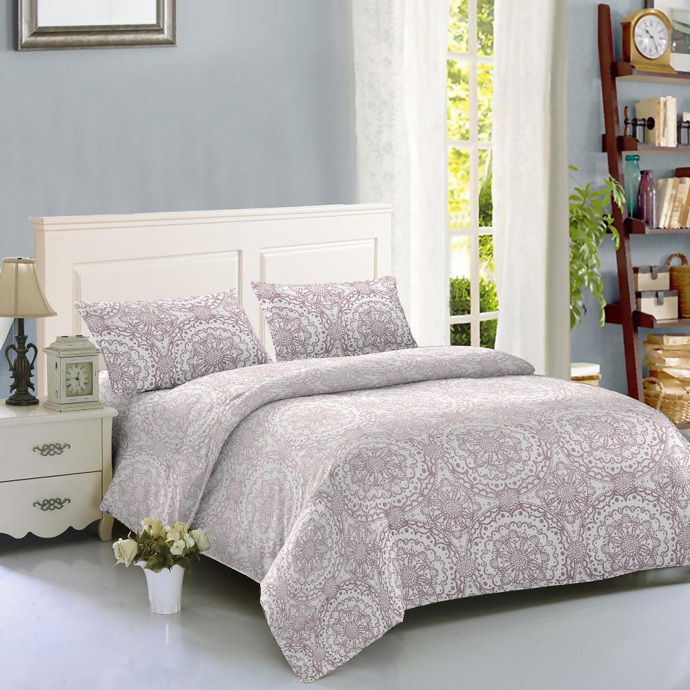 Комплект постільної білизни Soho двоспальний 180х220 см Florentine Rose (UG-Y815-4-3)