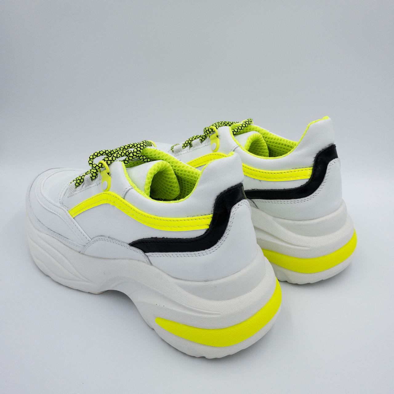 Кроссовки женские Bistfor кожа р. 41 Белый - фото 4