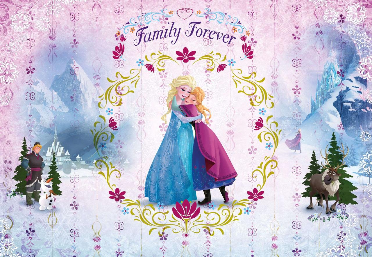 Обои Панно Komar Disney Frozen Family Forever бумажные моющие 368х254 см (8-479)