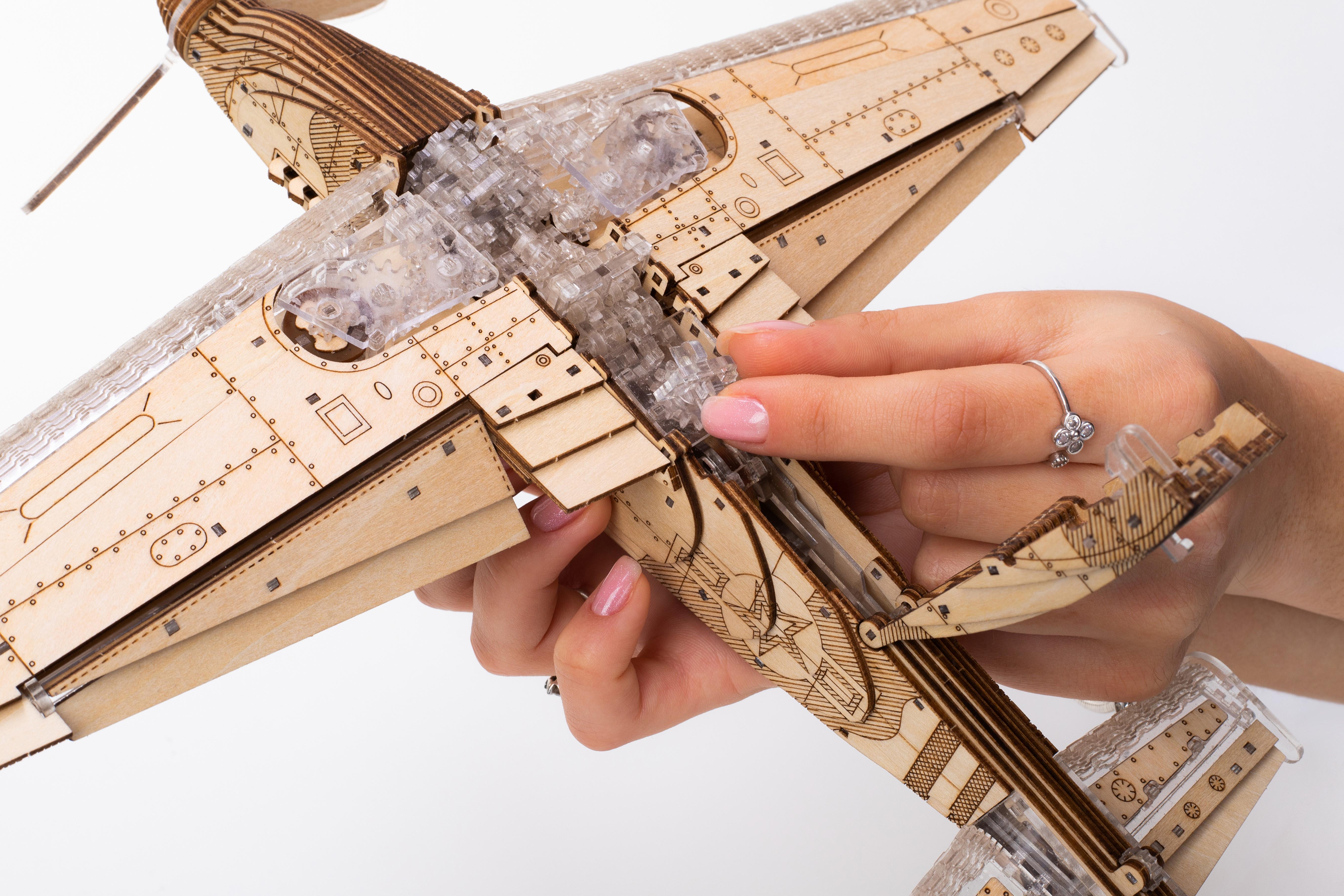 Конструктор дерев'яний Vіter Models Літак Другої світової Speedfighter (SpeedFighter) - фото 8