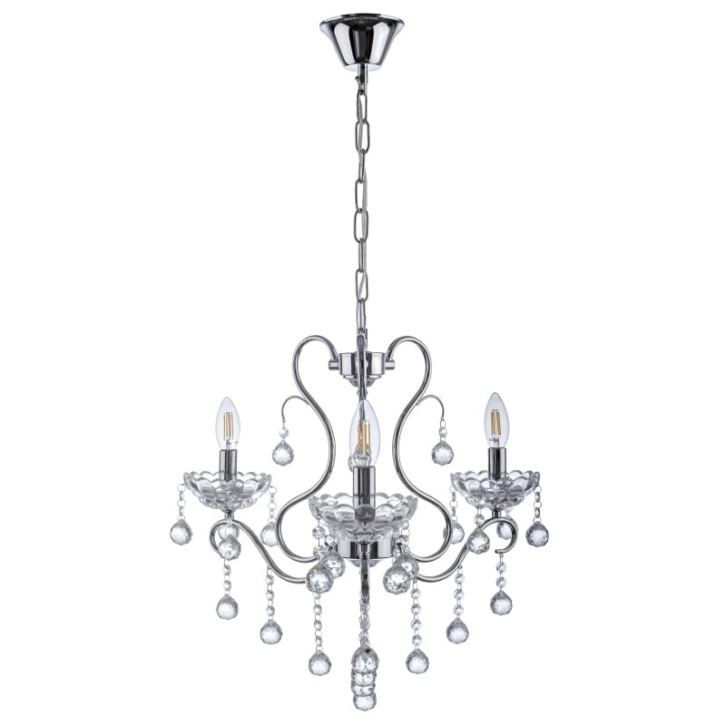 Люстра Brille BCL-666S/3 E14 CH (23-008)