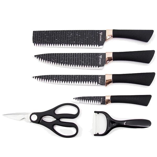 Набір ножів Top Trends з керамічним покриттям Чорний (14424847)